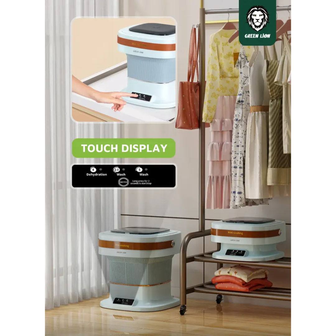 Green Lion Portable 6L Washing Machine, Blue