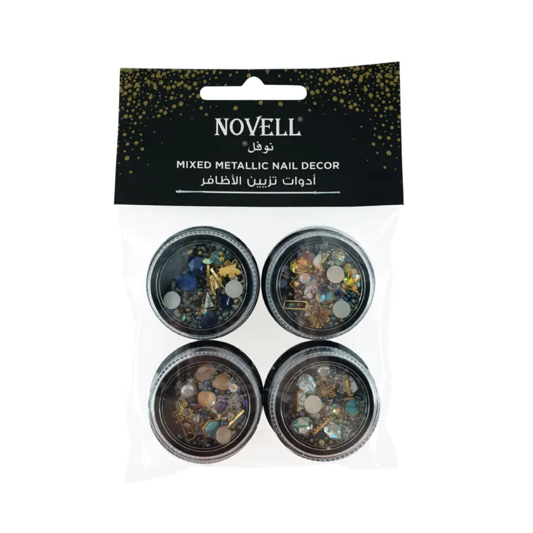 NOVELL Mixed Metalic Nail Decor