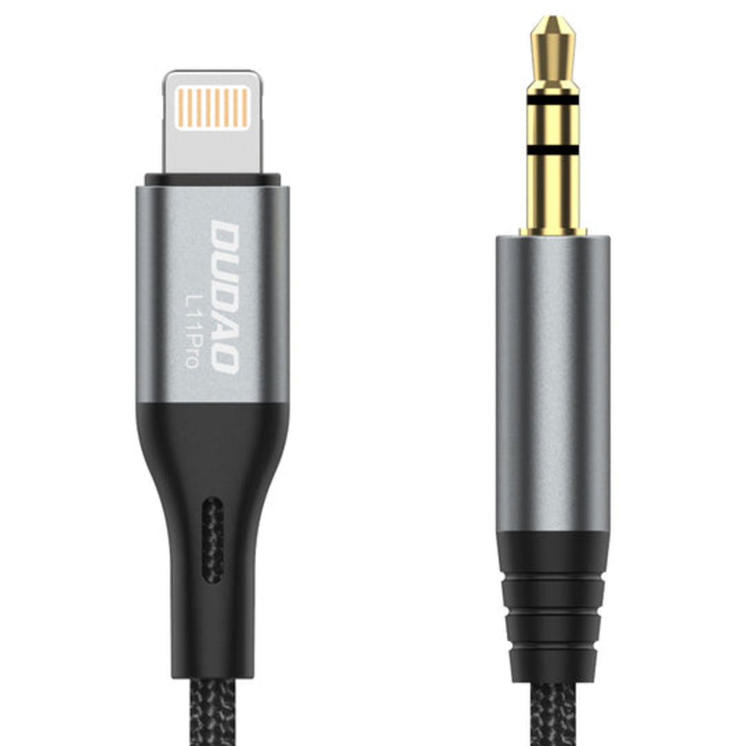 DUDAO L11Pro Audio Cable Lightning to 3.5mm, Gray