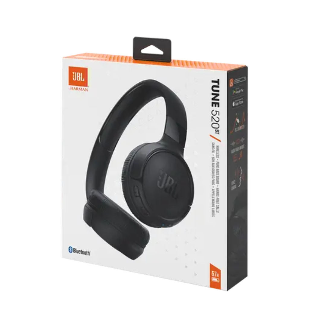 JBL Tune 520BT Wireless On-Ear Headphones With Mic, Upto 57-Hours Battery