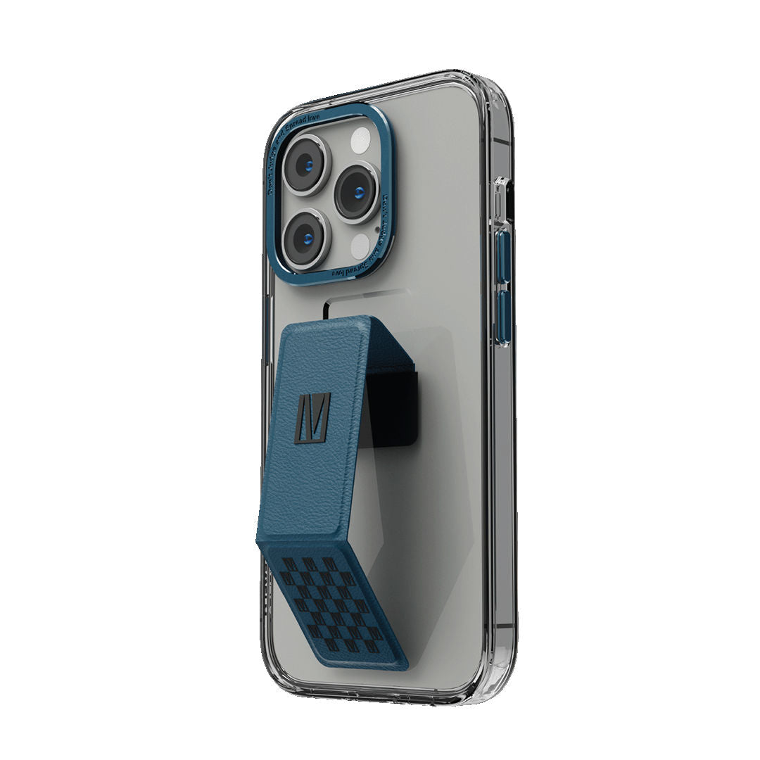 Levelo Morphix Clara Gripstand IMD Clear Back Case For iPhone 14 Pro Max