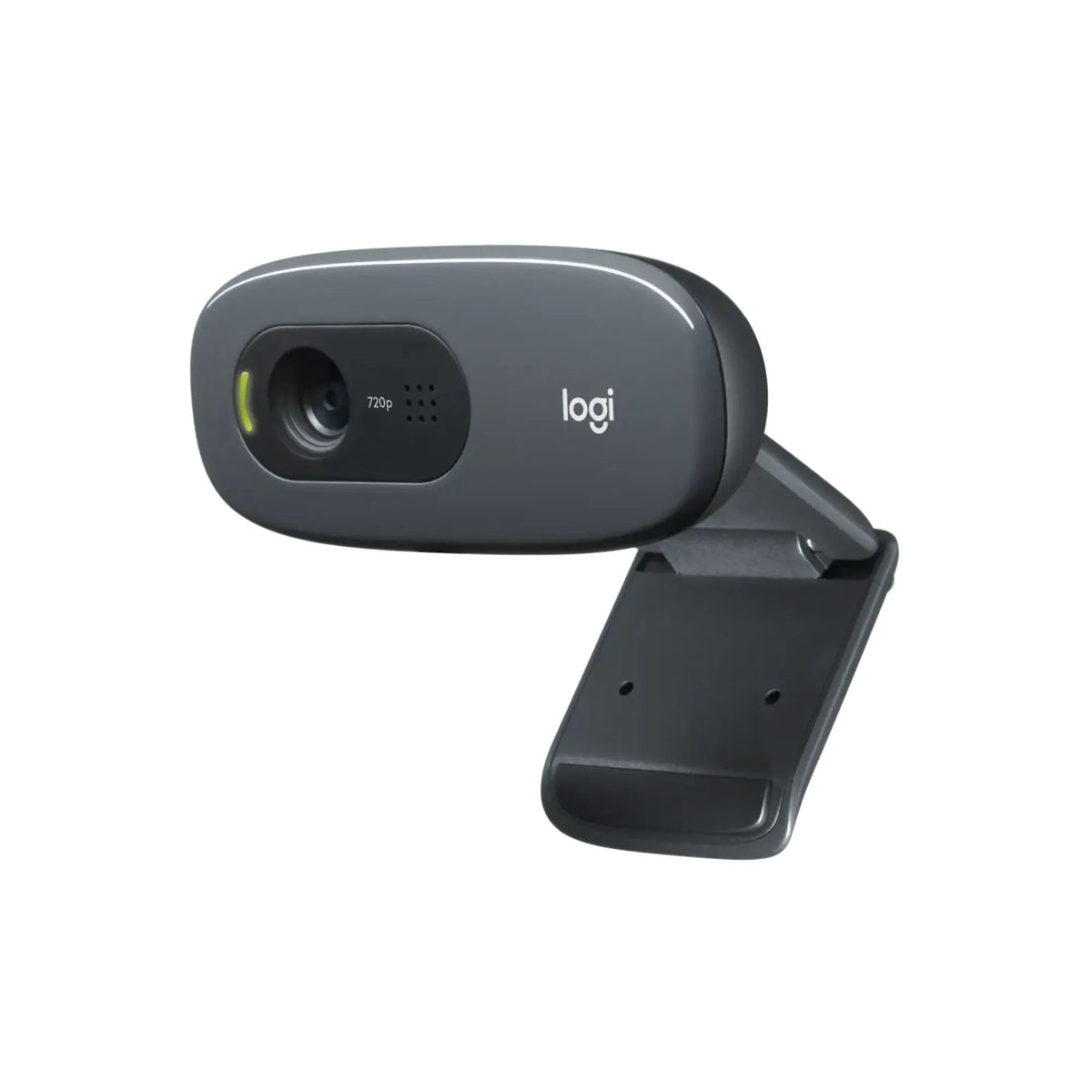 Logitech C270 HD Webcam, 720p 30fps Video, Noise-Reducing Mic, Light Correction, 960-001063