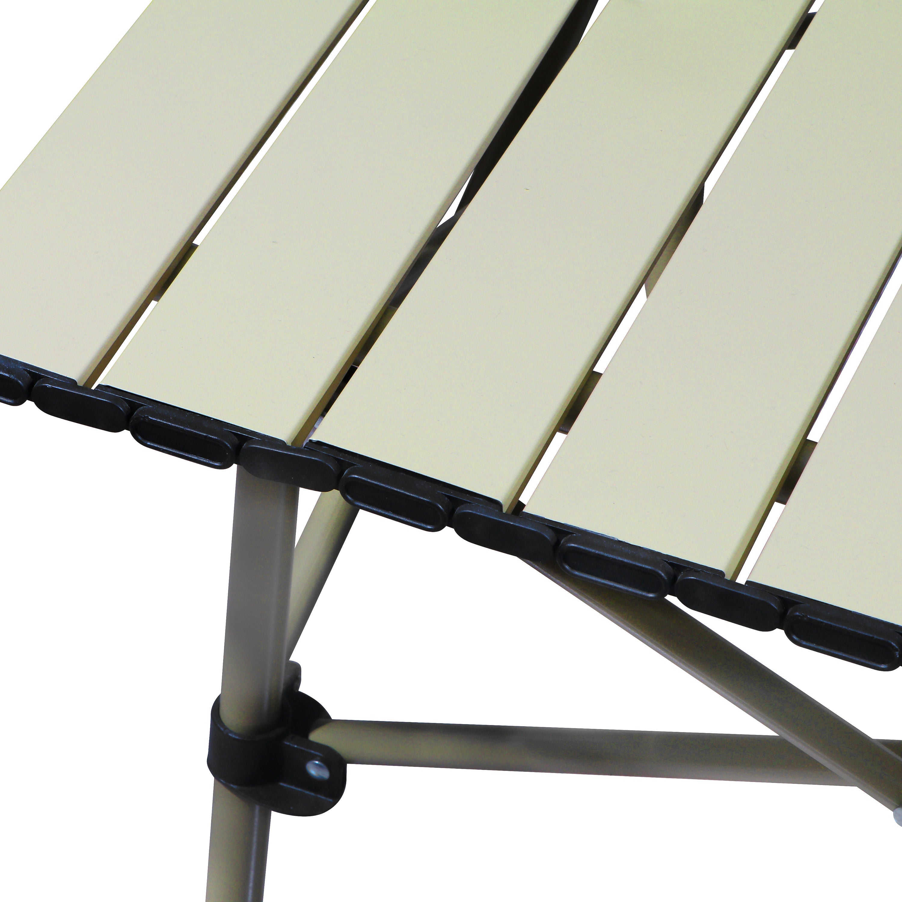 Portable Folding Aluminum Roll-Up Camping Table