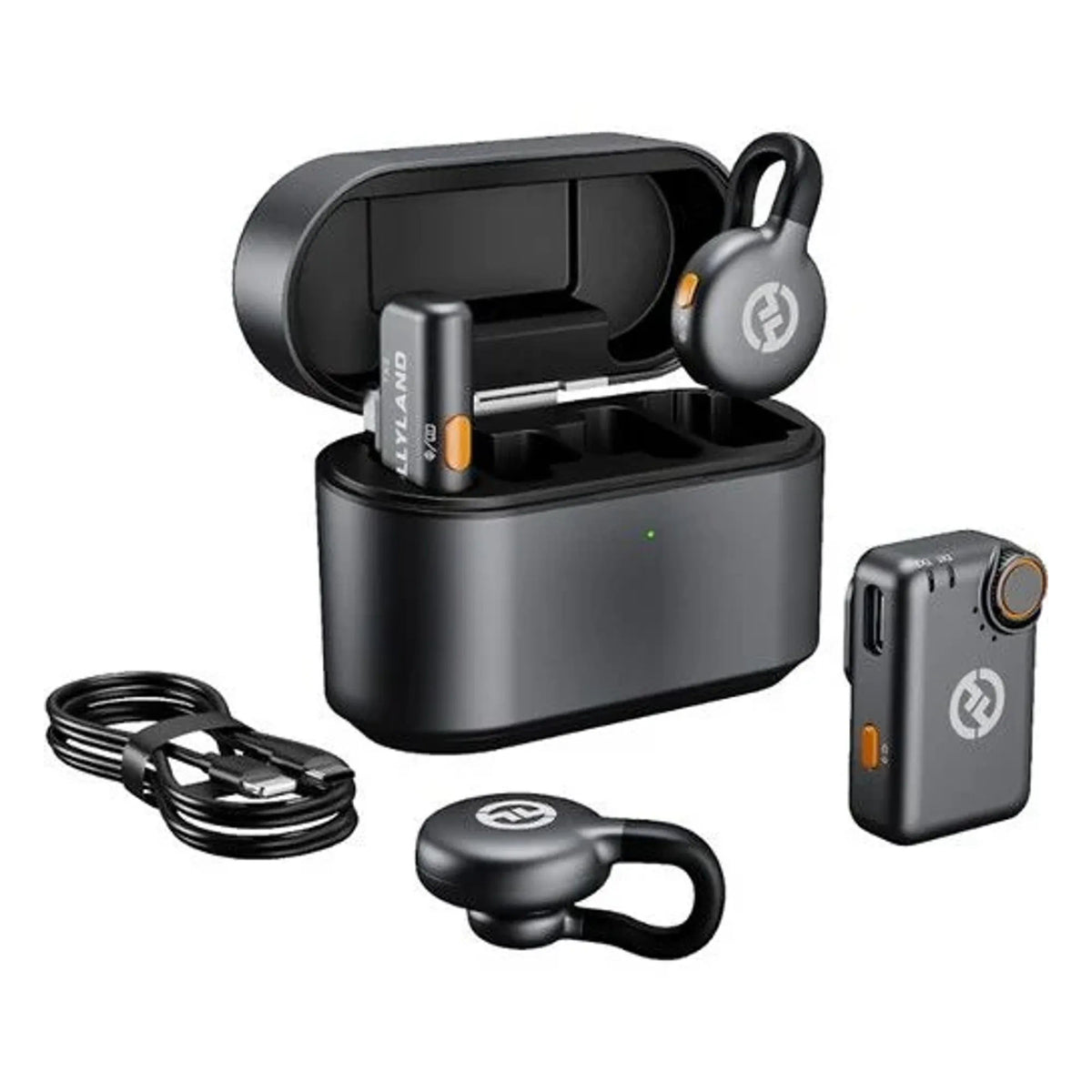 Hollyland LARK M2S Combo 2-Person Wireless Microphone System for Cameras and Mobile Devices