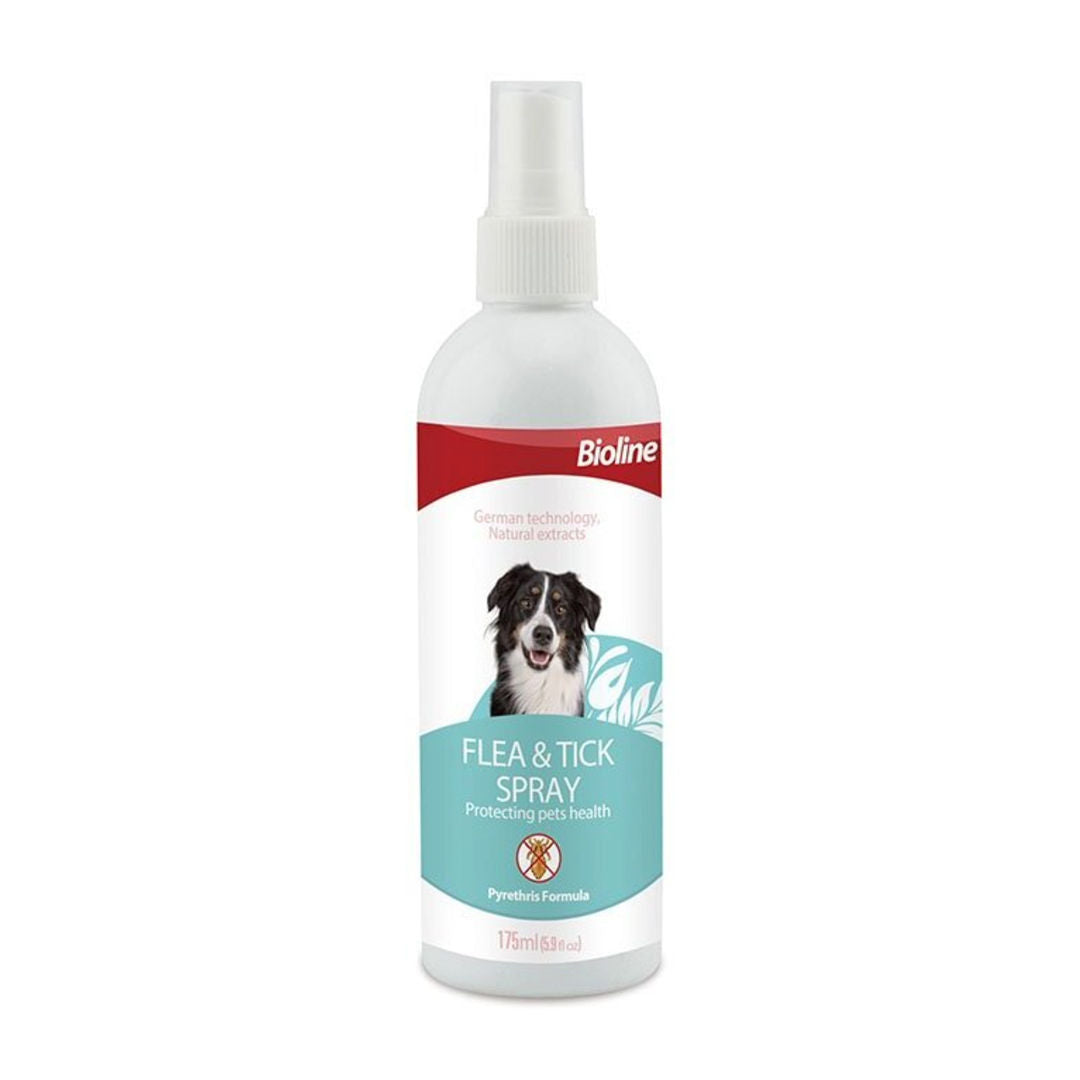 Bioline Flea & Tick Spray, 175ml