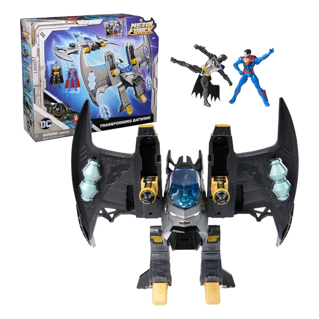 DC Metal Force Transforming Batwing Action Figures Set