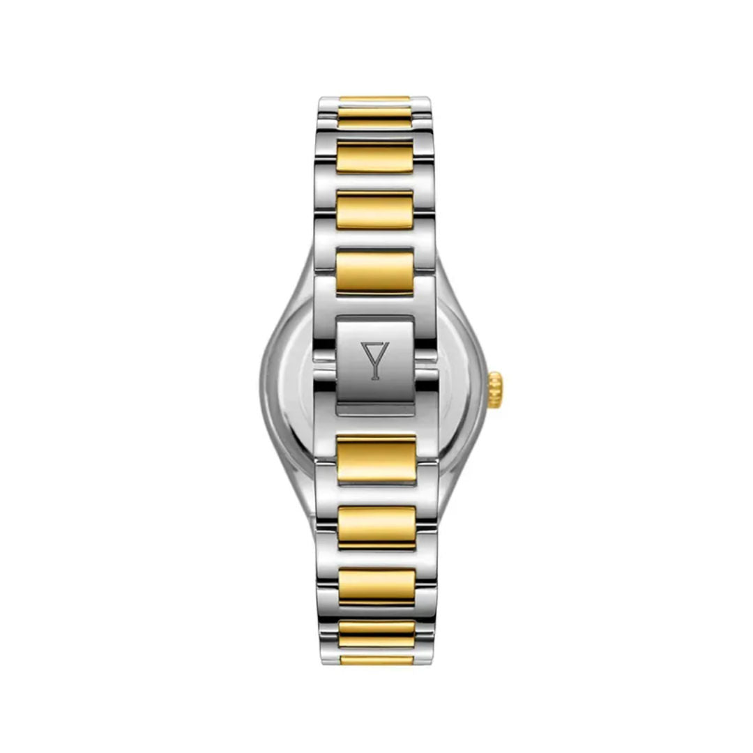 Ecstacy Women's Analog White Dial Watch, E23507-TBTM Series