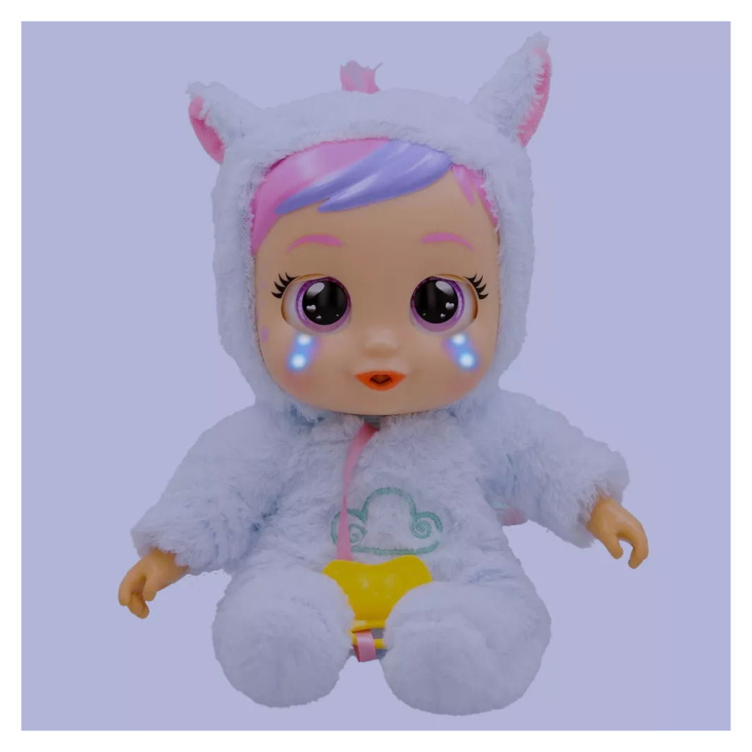 Cry Babies Jenna's Sleep Routine Interactive Doll, 32.5cm, For Age 18+ Months