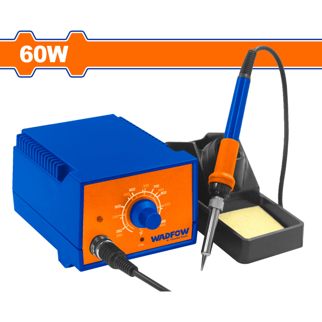 WADFOW 60W Soldering Station, Adjustable Temperature, Ceramic Heater, Fast Preheat, with Stand
