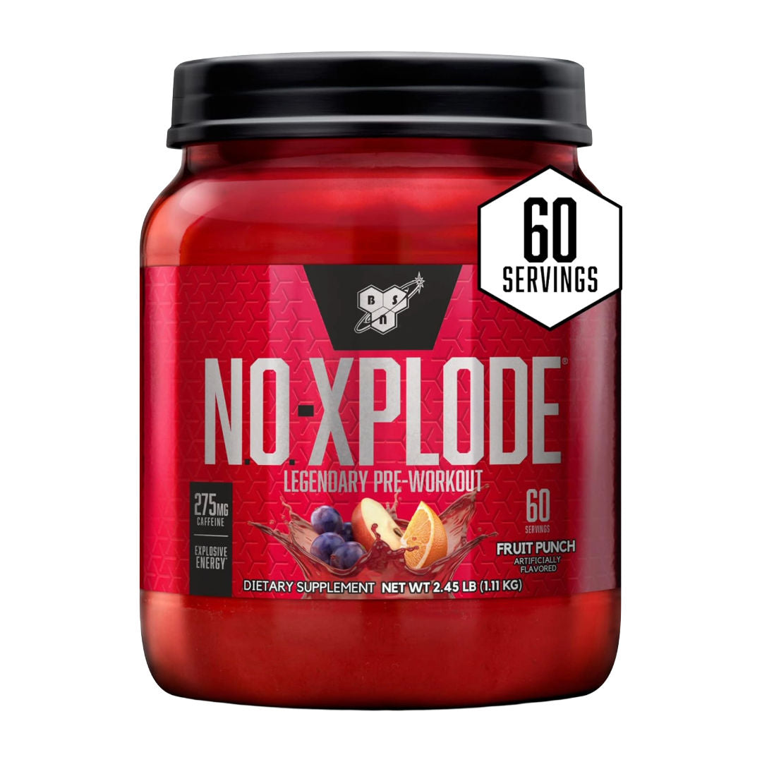 BSN N.O.-Xplode 3.0 Pre-Workout Powder, 555gm