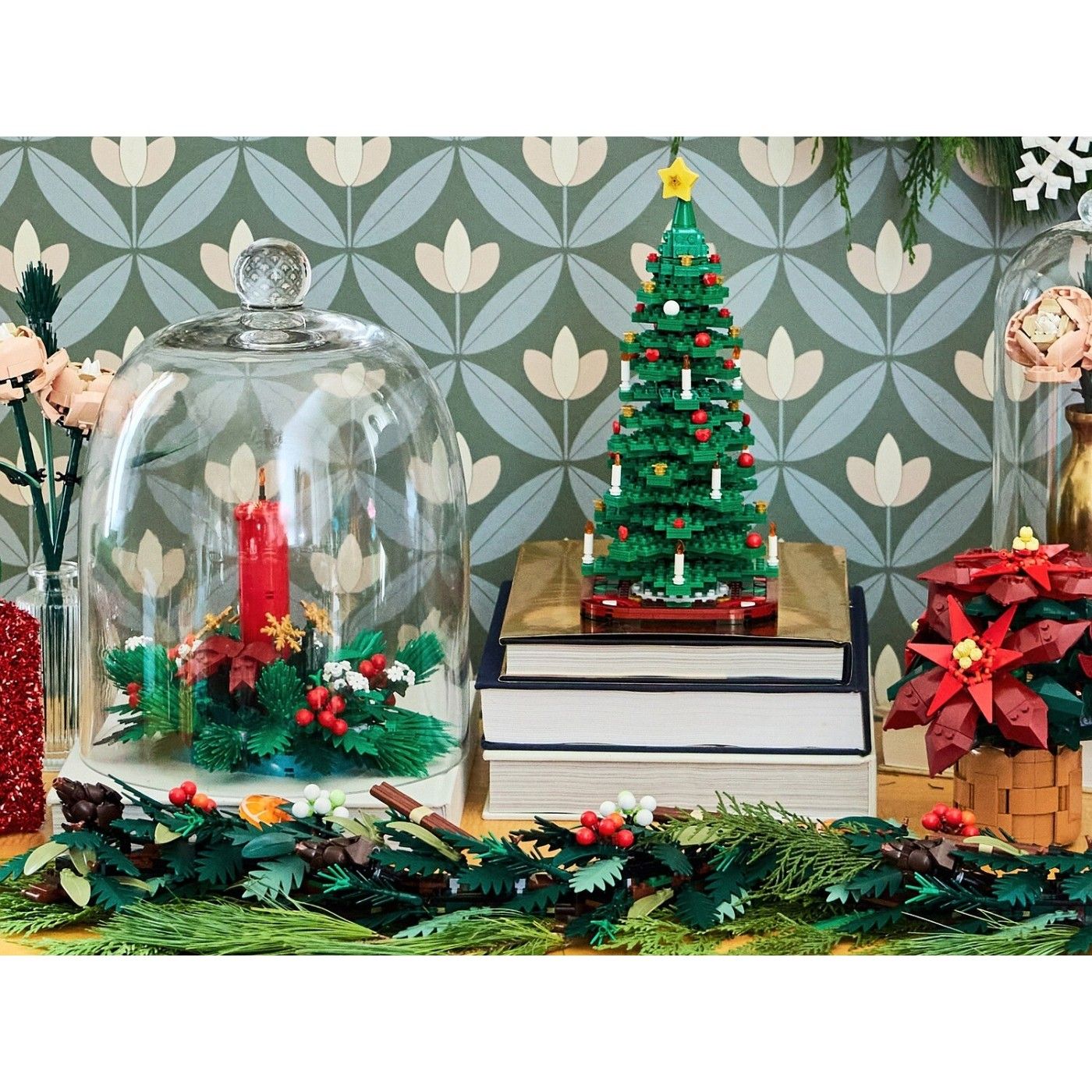LEGO Christmas Table Decoration 40743 Building Set 433 Pieces, For Age 12+ Years