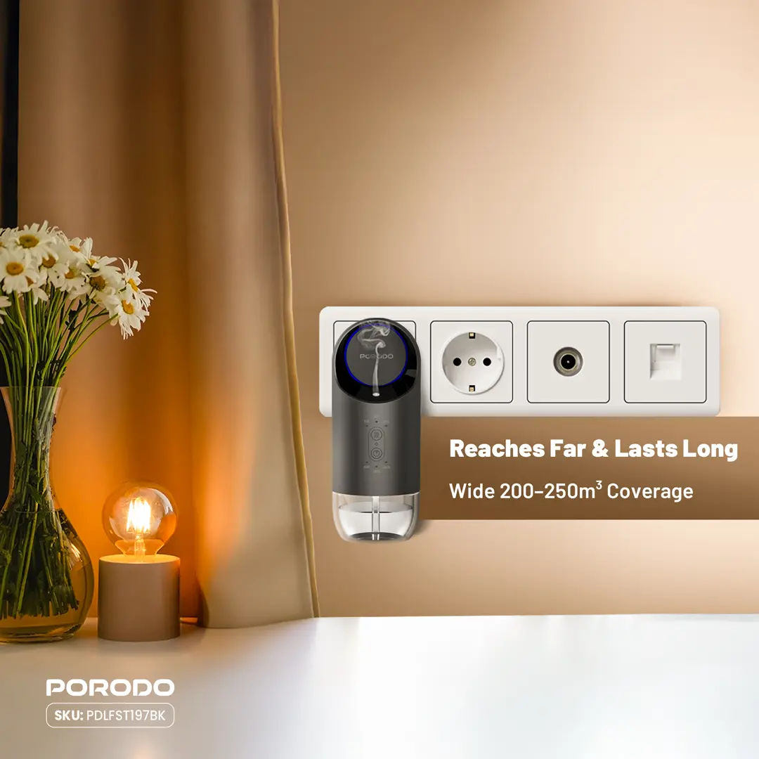 Porodo Lifestyle Wall Plug-In Essential Oil Diffuser