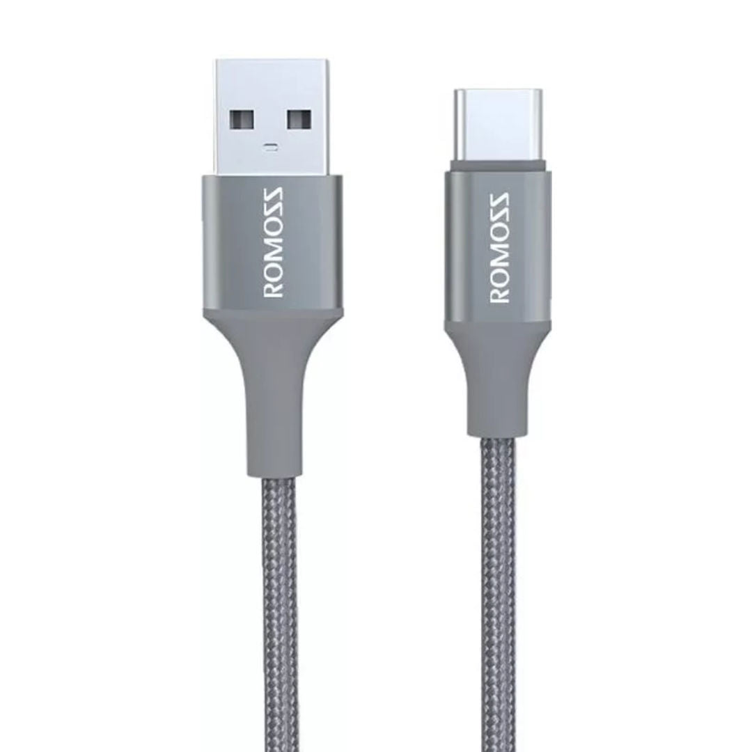 Romoss USB-A To USB-C Cable, 20W, CB3035, Gray