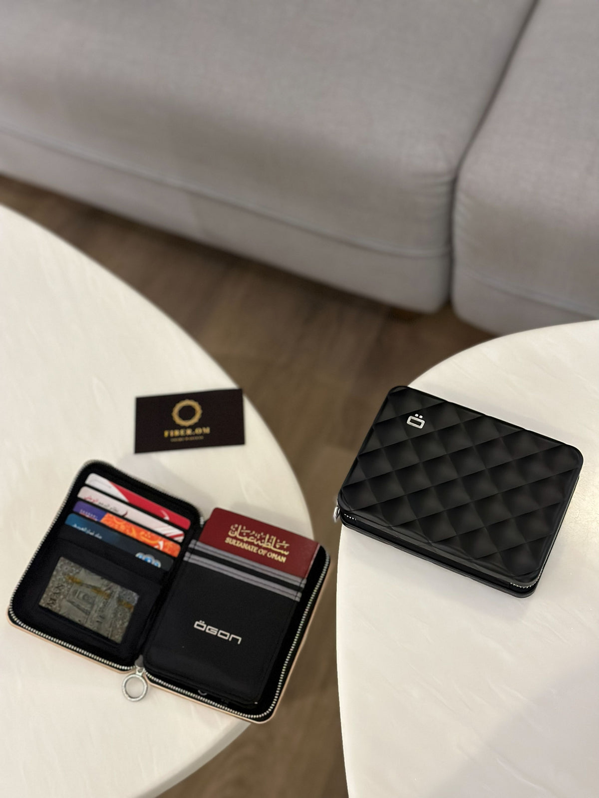 Ogon Helsinki Ladies Wallet Large Case, Black