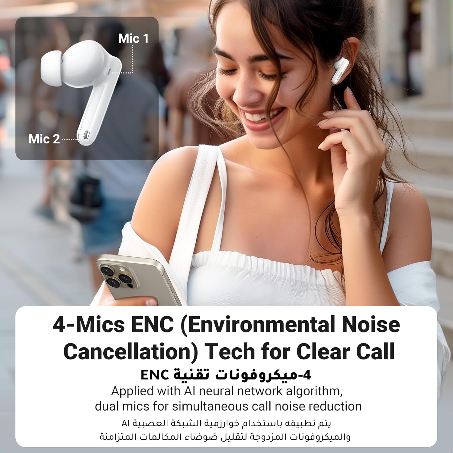 UGREEN HiTune T3 Pro Active Noise Cancelling True Wireless Earbuds