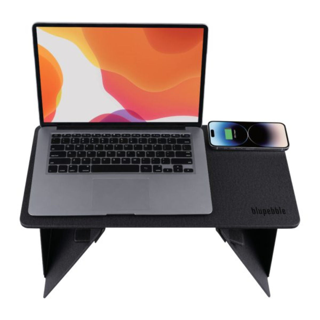 Blupebble Origami UniPad 15W Wireless Charging Pad, Dark Gray