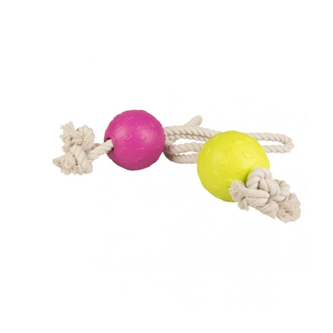 Duvo+ Foam Bal Met Touw, 30cm