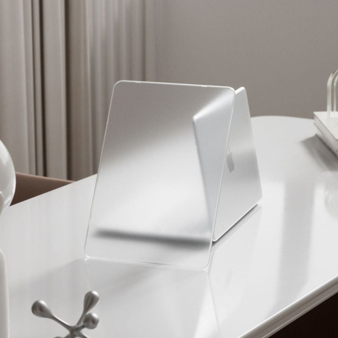 Infinyty Aerix Matte Hard Shell Laptop Case for MacBook Air 13 inch, Clear