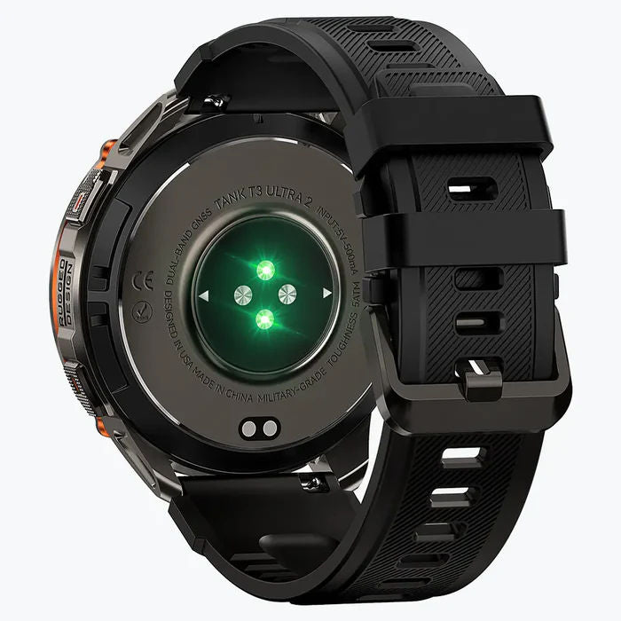 KOSPET Tank T3 Ultra 2 GPS Smartwatch with 1.43” AMOLED Display, Bluetooth Calling, Military Grade & 5ATM Waterproof