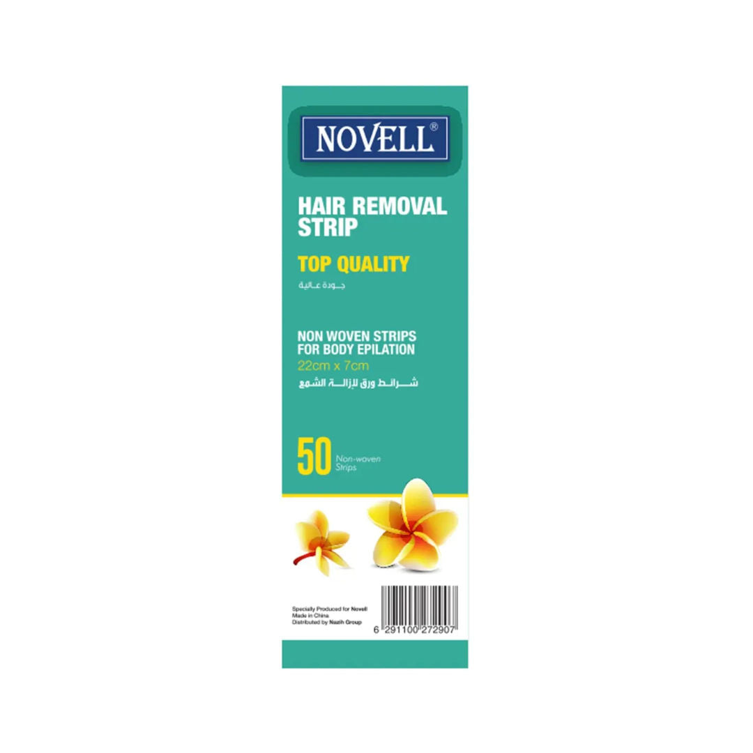 NOVELL Non-Woven Wax Strip, 22cm x 7cm