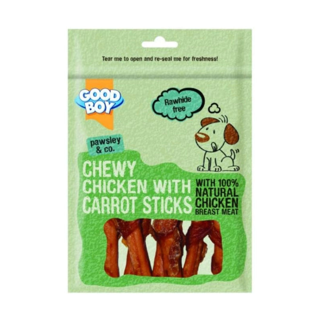 Good Boy Chewy Chicken with Carrot Sticks Dog Treats
