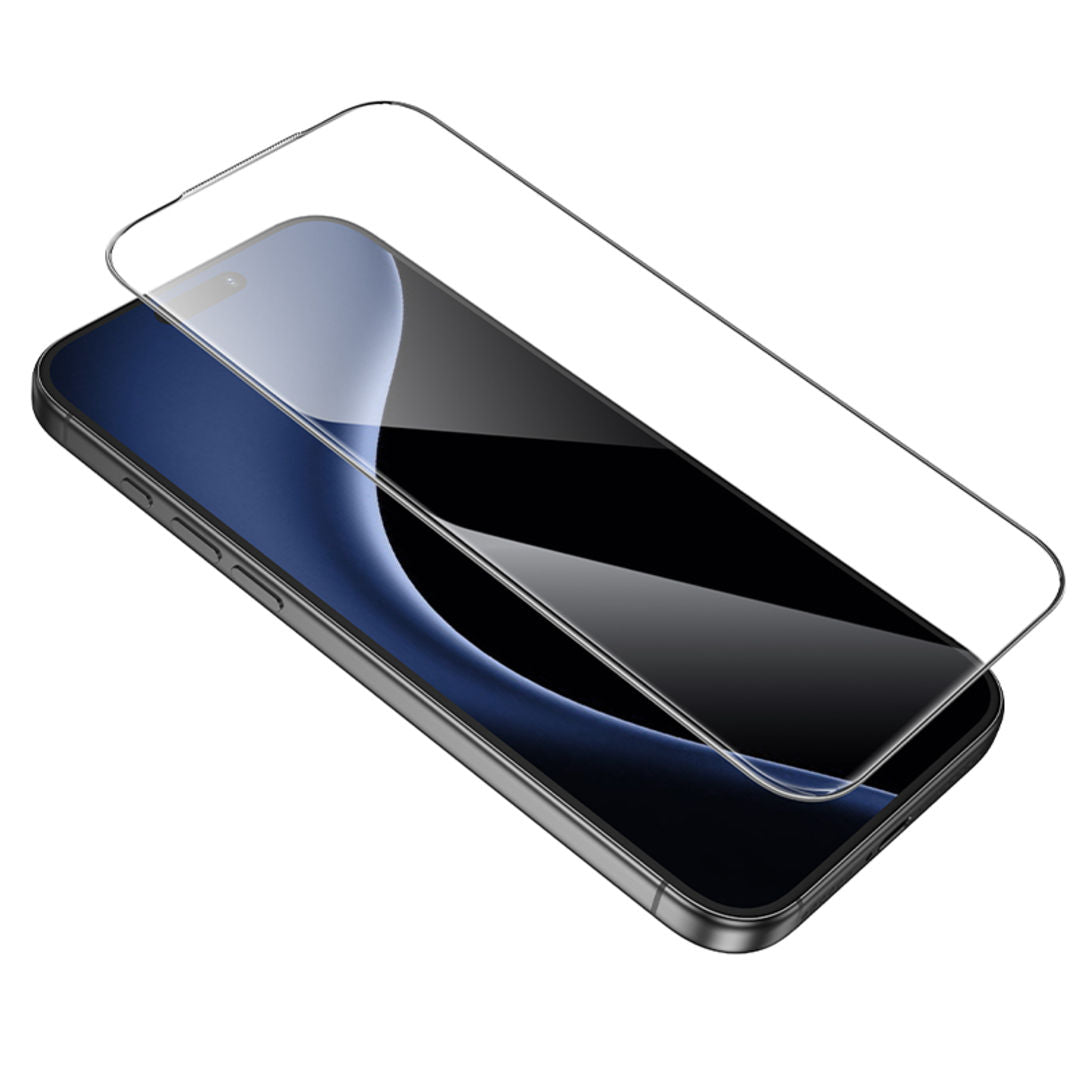 Hoco A888 Pro Bear Shield Series Corning Full Screen HD Tempered Glass for iPhone 18 Pro Max, iPhone 17 Pro Max, Corning Glass, Full Screen Coverage
