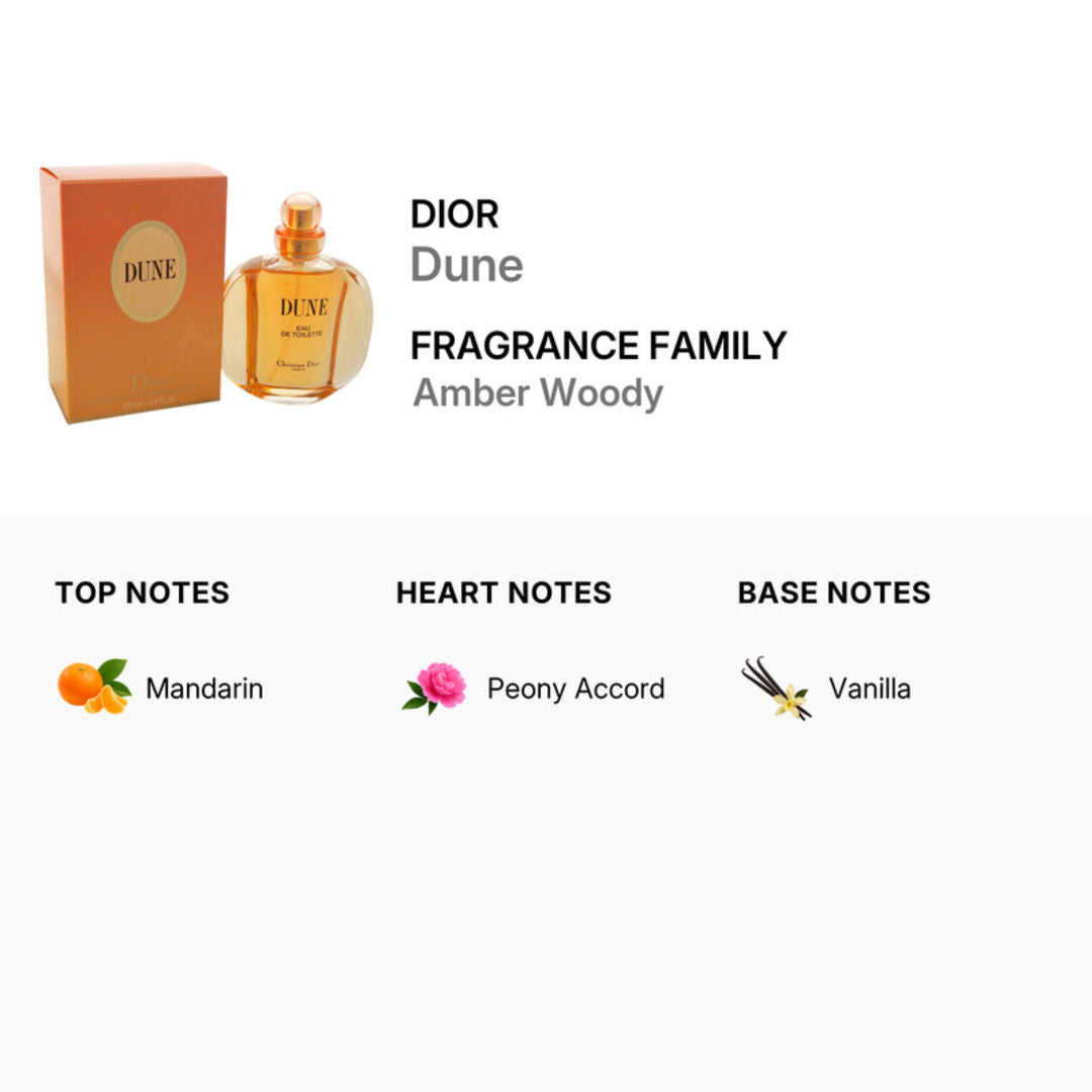 Dior Dune Eau de Toilette for Women, 100ml