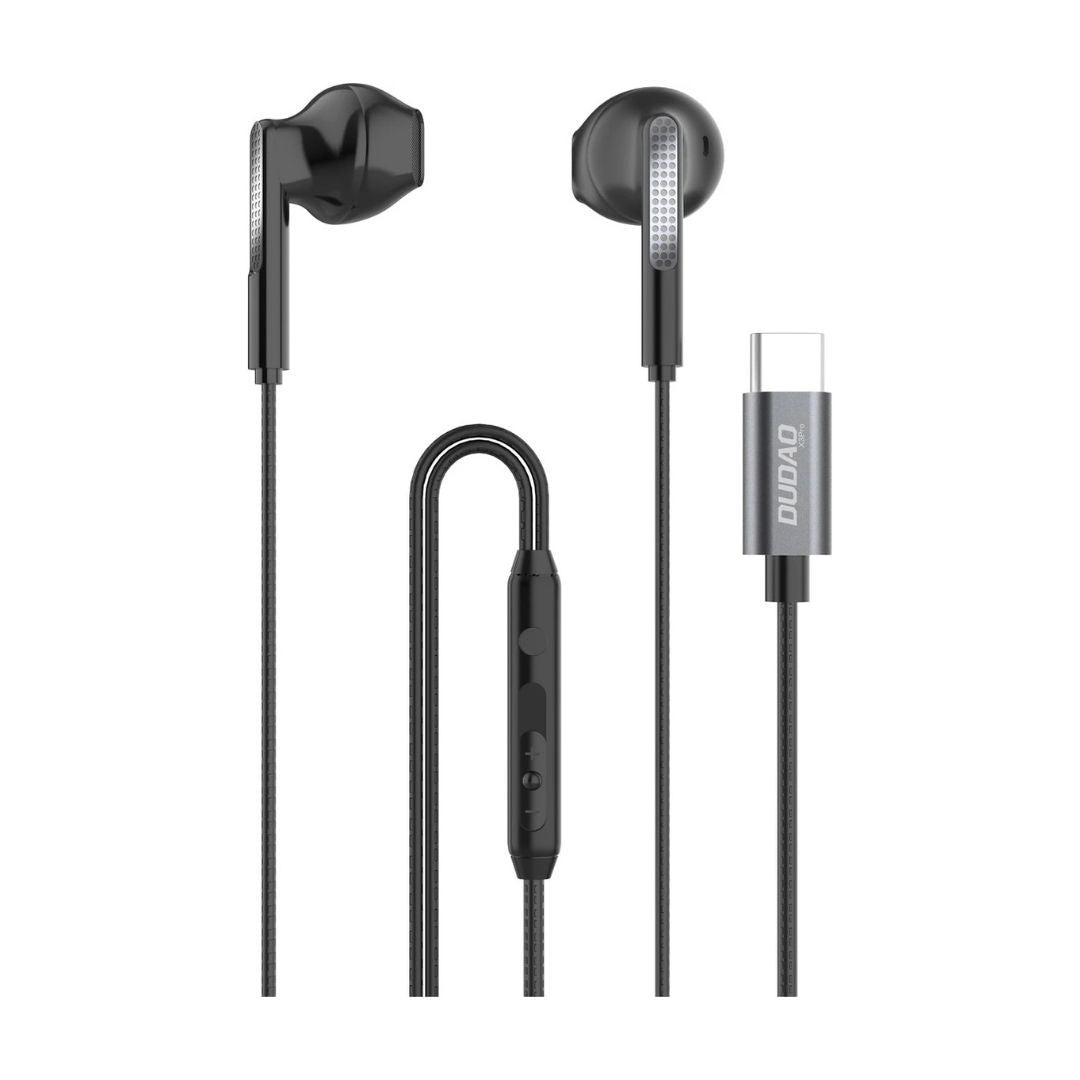DUDAO X3 USB TYPE-C Devices Super Bass Earplugs Design Stereo Headset with Hi-Fi Audio Wired Headset