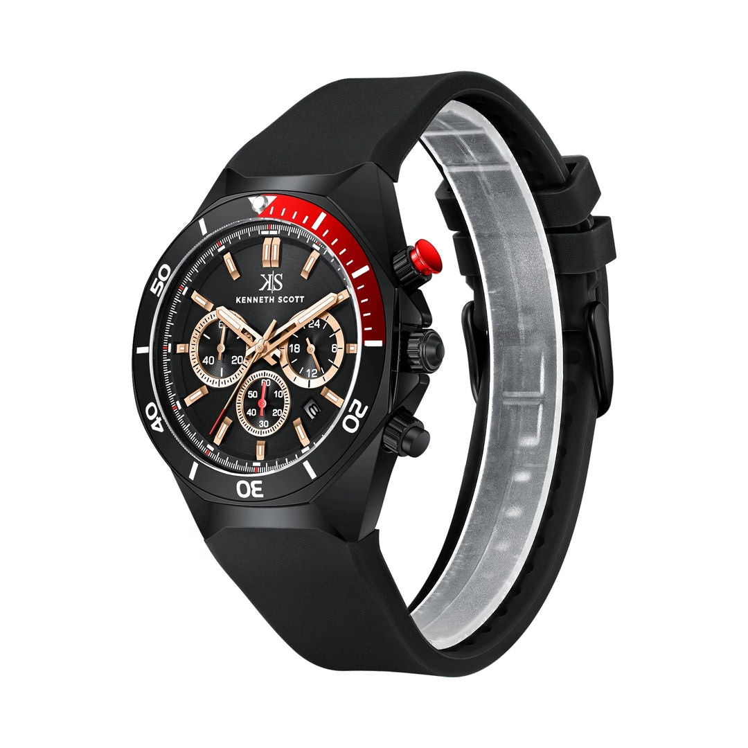 KENNETH SCOTT Men's Chronograph Watch, K26116 Series
