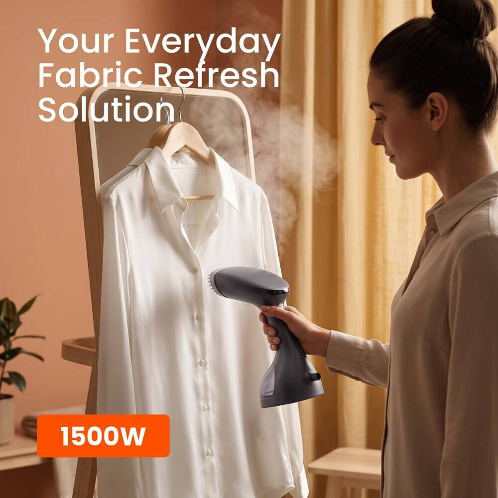 EPICARMA 1500W Portable Garment Steamer, Gray, EA-RL2408-GY