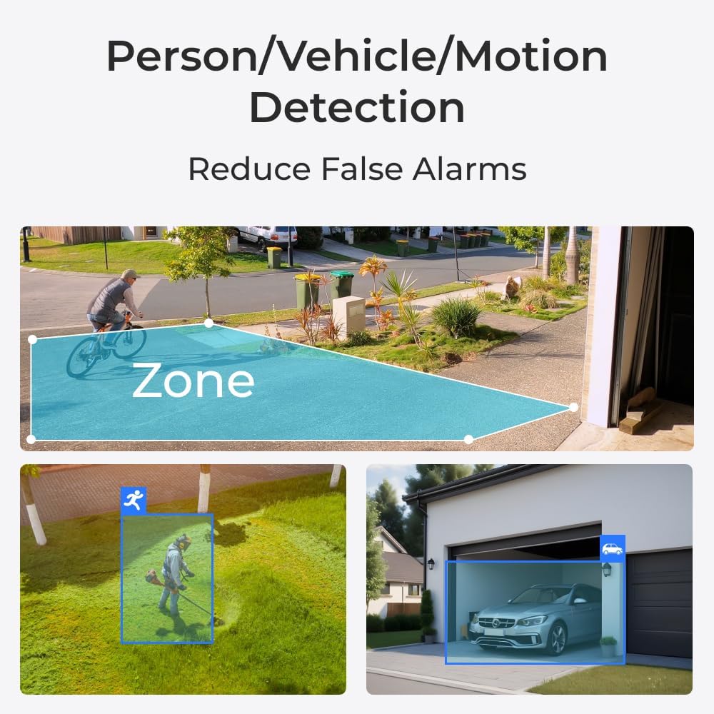 Reolink P430 PoE Security Camera-4K, 5x Optical Zoom, Color Night Vision, PC811AB4K01
