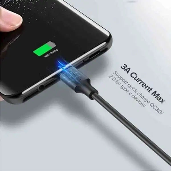 كابل الشحن السريع UGREEN US287 من USB-A إلى USB-C، 3 أمبير، QC3.0، بطول 2 متر