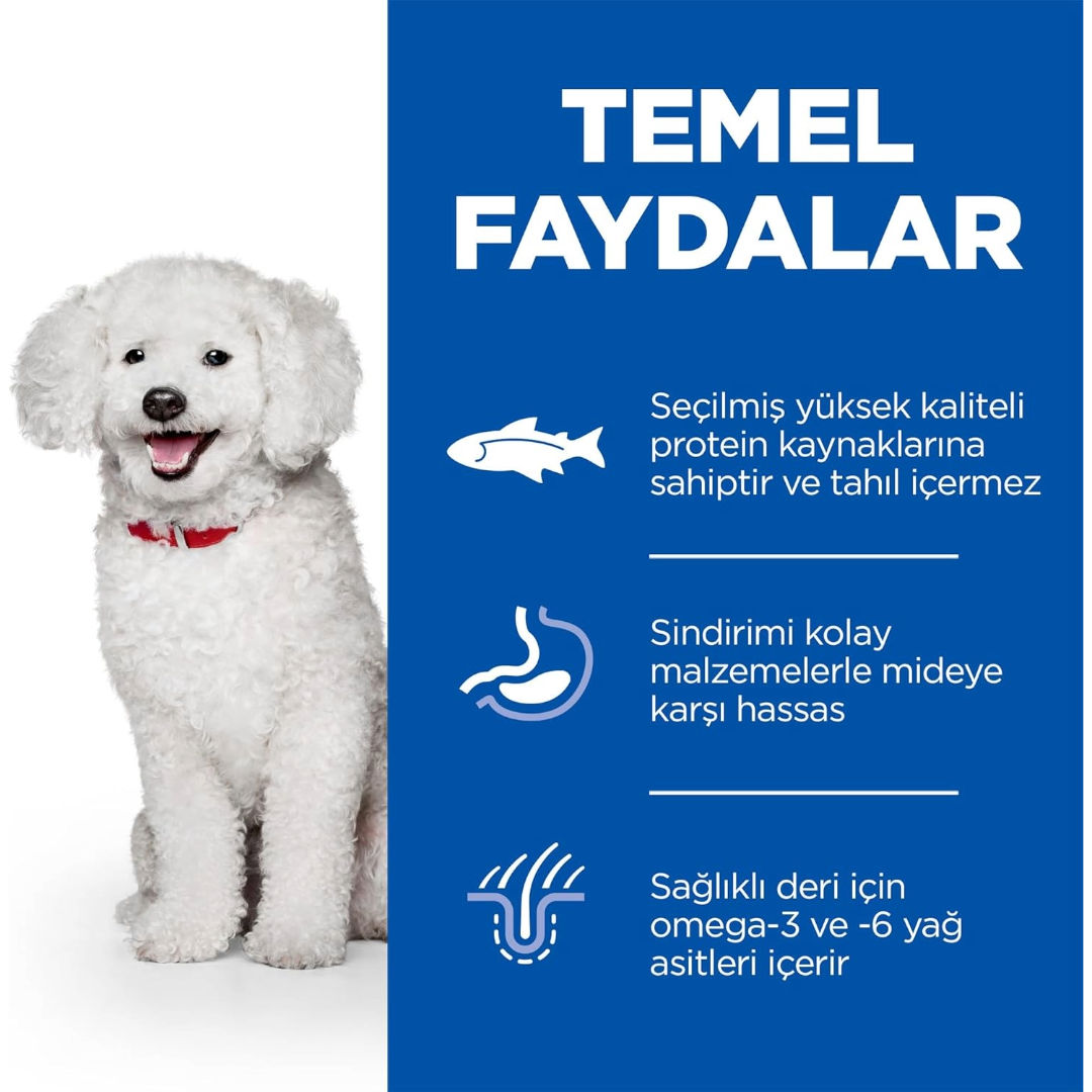 Hill's Science Plan Hypoallergenic Small & Mini Adult Dry Dog Food With Salmon, 1.5kg