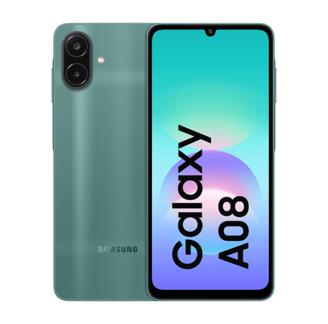 Samsung Galaxy A08 4GB/64GB LTE Dual SIM Smartphone - 6.7" HD+ PLS LCD, 50MP Camera, 6000mAh Battery