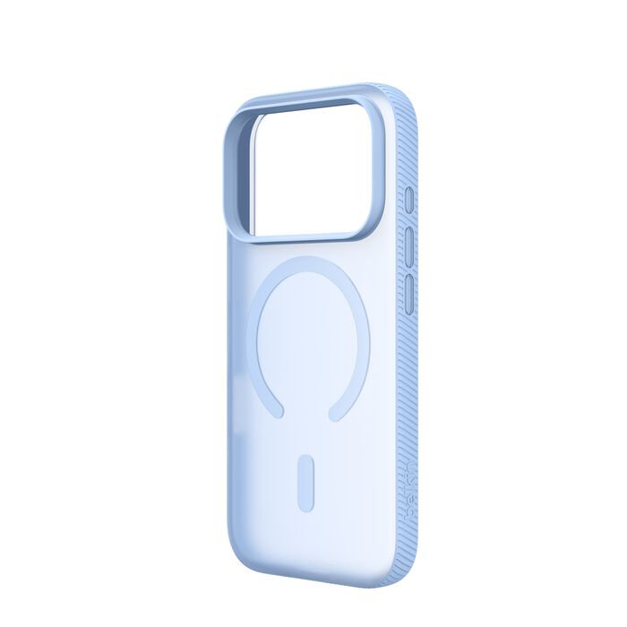 Belkin SheerForce Grip Case for iPhone 18 Pro and iPhone 18 Pro Max, Marina Blue