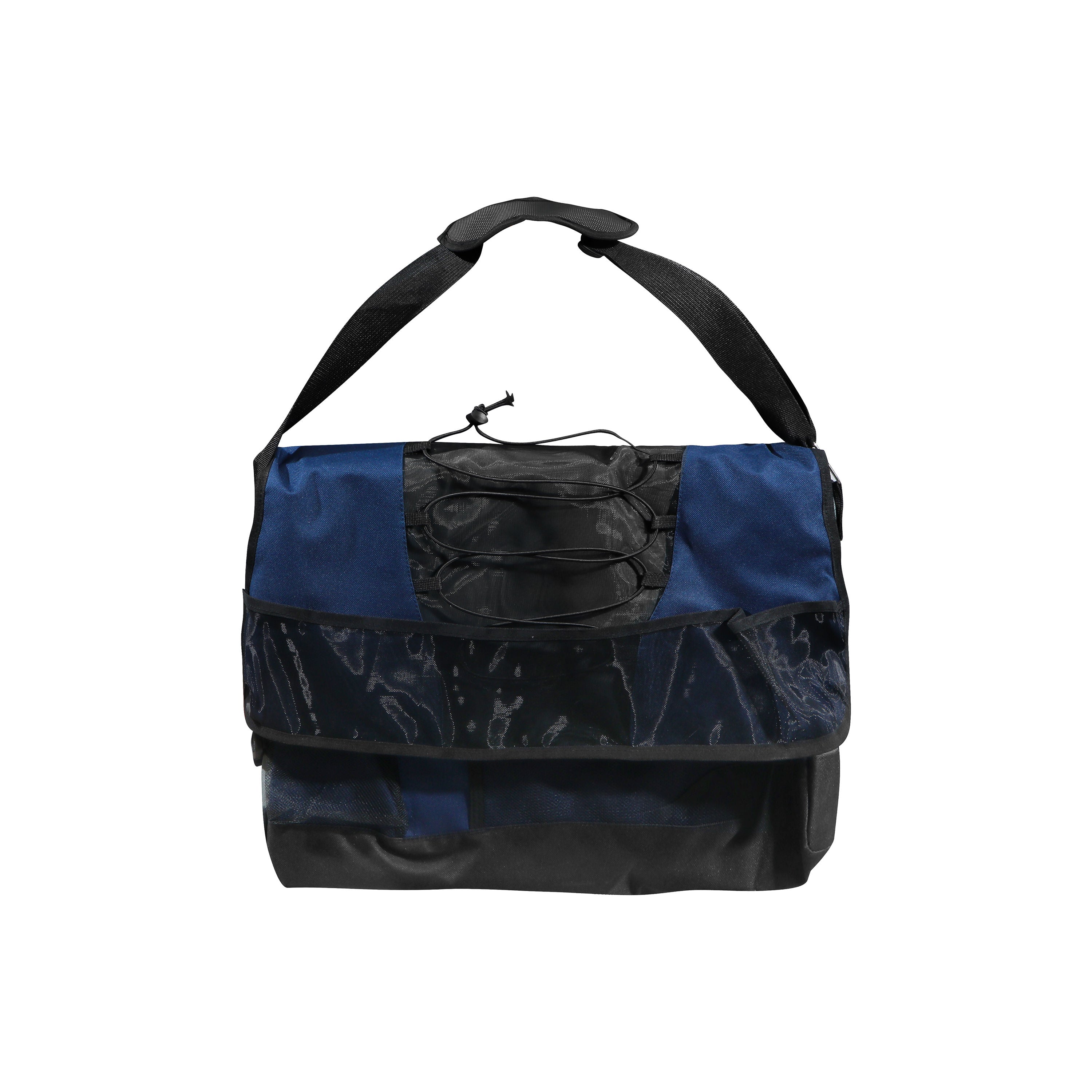 Director's Chair Heavy-Duty Folding Aluminum with Carrying Case, Blue & Black
