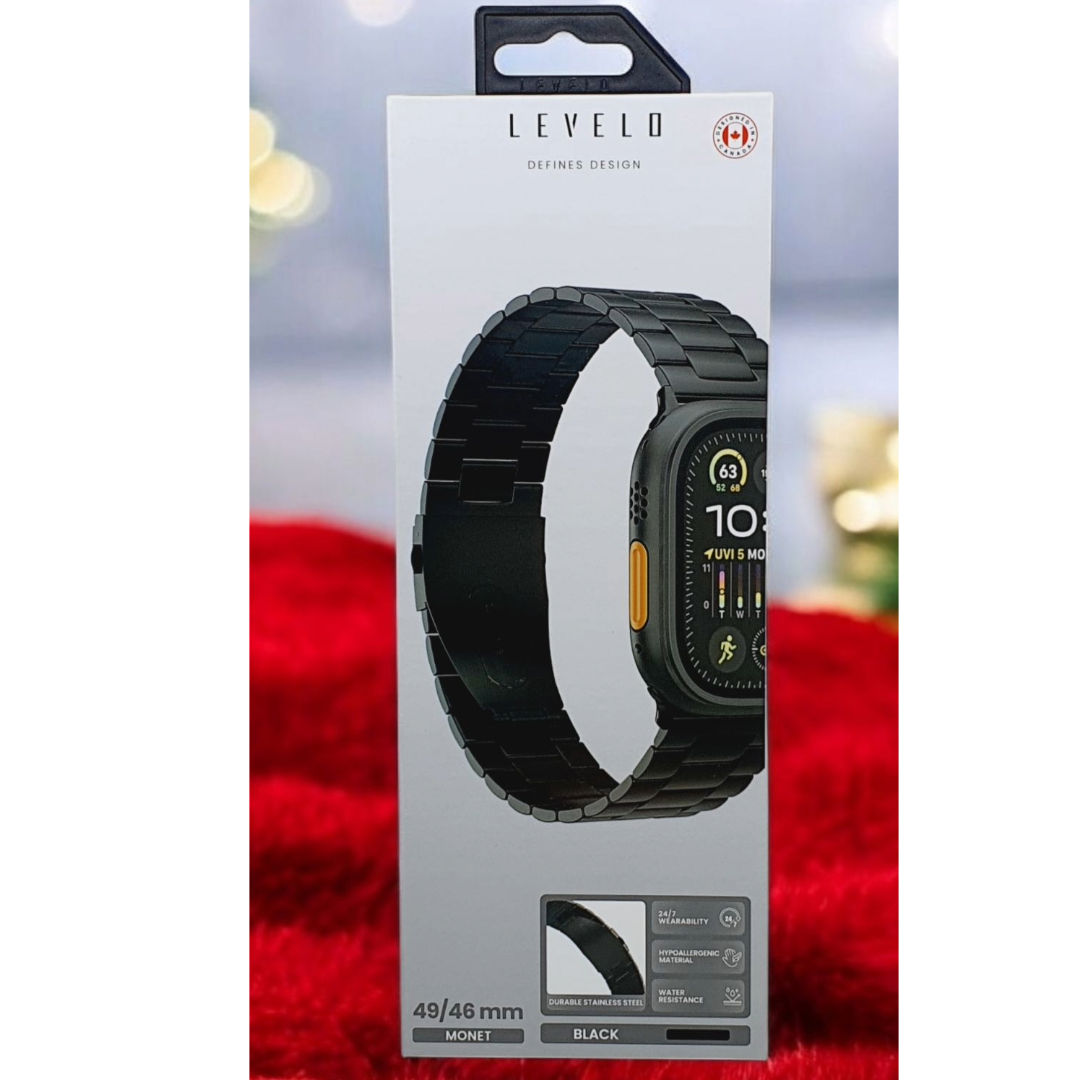 Levelo Monet Metal Watch Strap For Apple Watch, 49mm