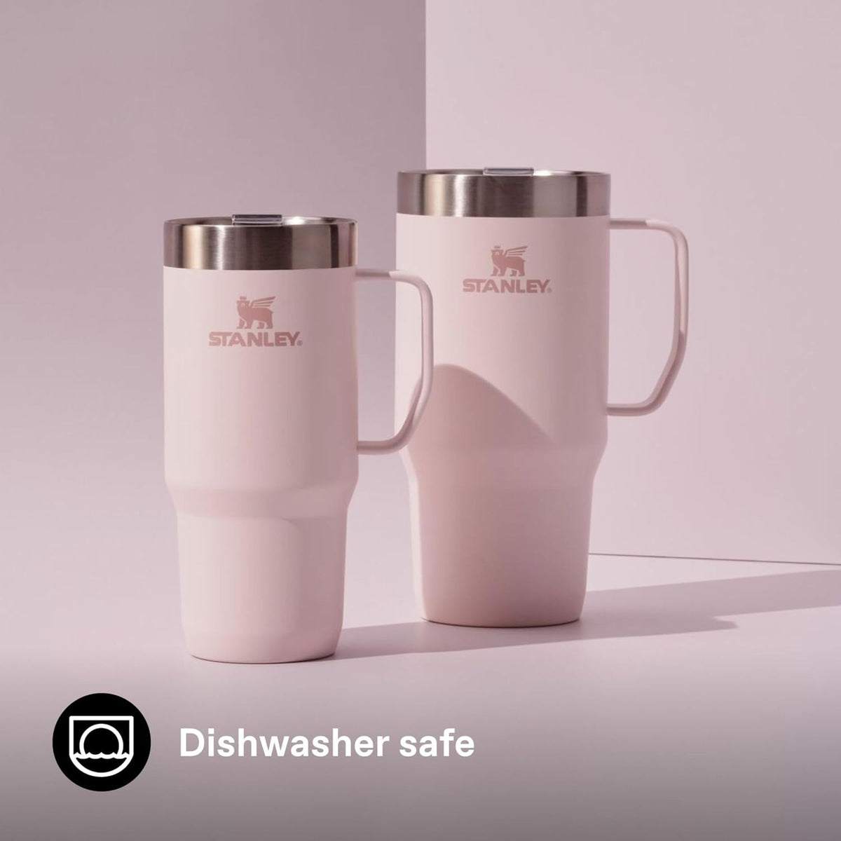 Stanley Everyday Suburban Mug, 0.47L / 16 oz Insulated Travel Mug, Rose Quartz