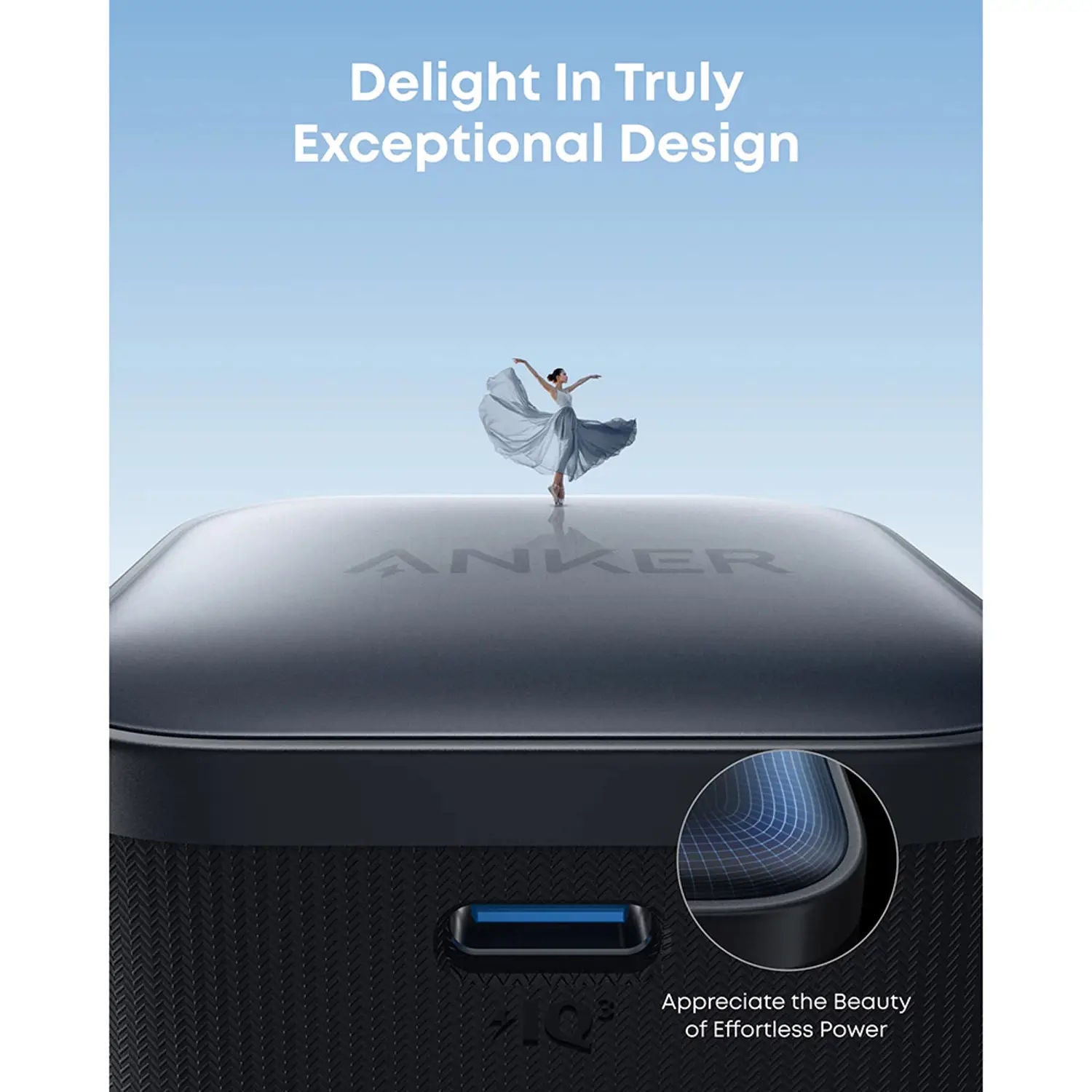 شاحن Anker Nano 45 واط USB-C، شاحن سريع صغير الحجم بتقنية GaN مزود بخدمة Power Delivery، أسود