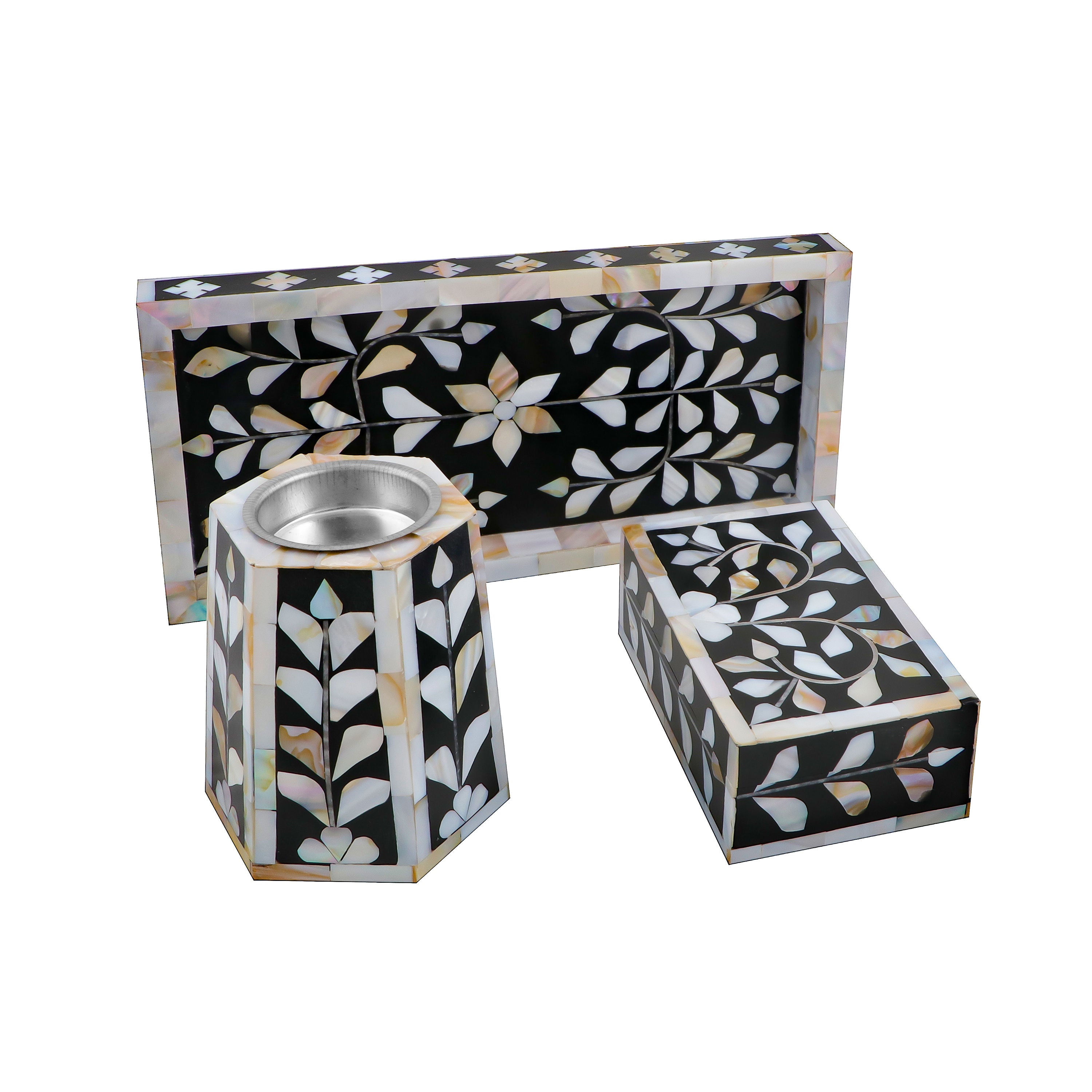 Raw Home-Mother Of Pearl Burner Set