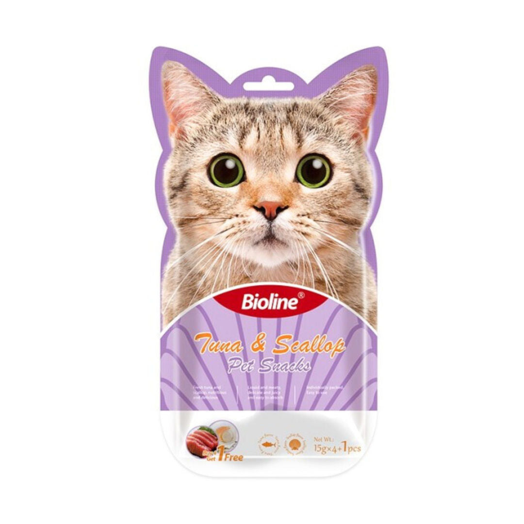 Bioline Cat Treats Pet Snacks, 15gm, 5 Pieces