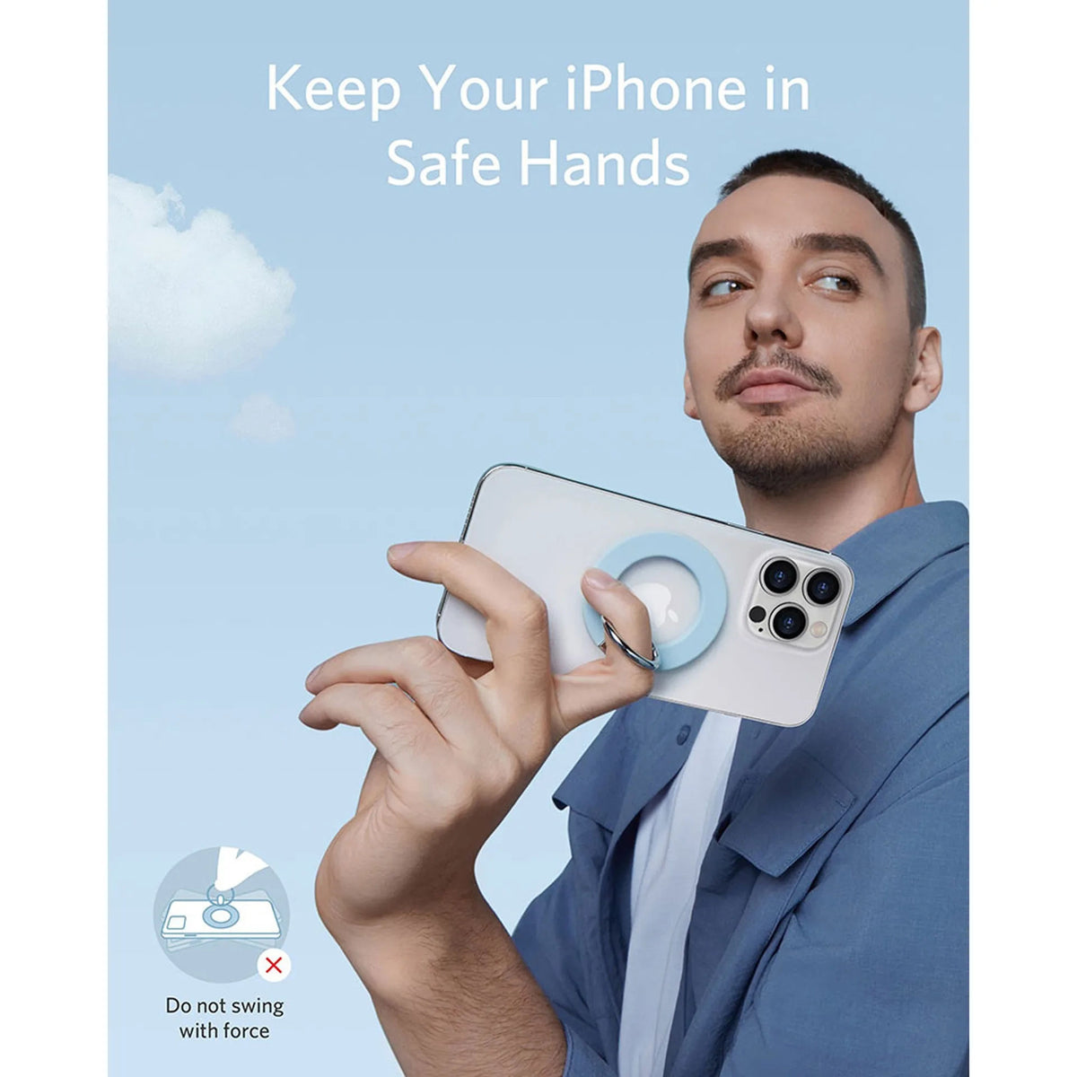 Anker 610 Magnetic Phone Grip, Blue, DQ-A25A0H31