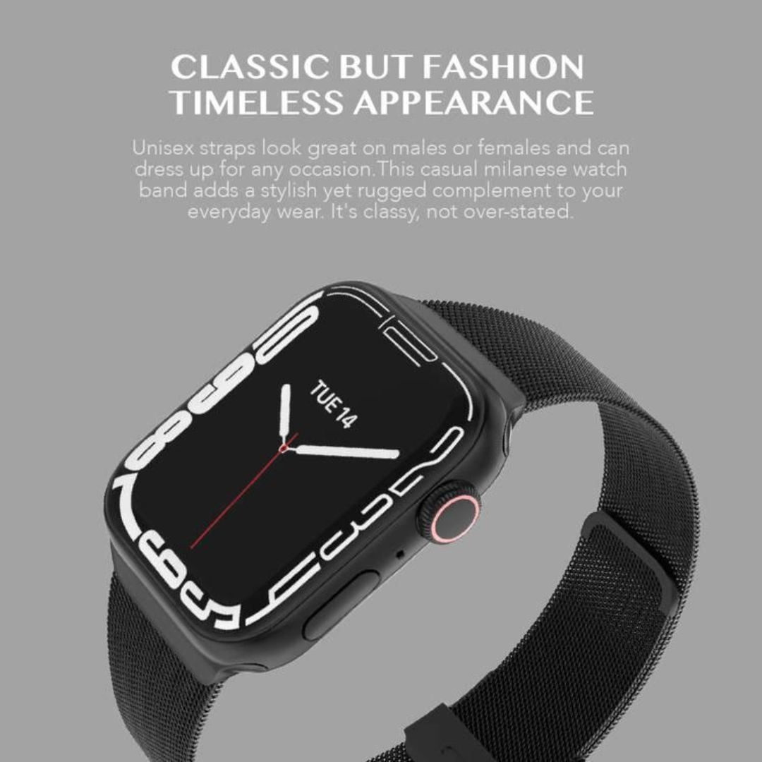 Levelo Double Milanese Watch Strap For Apple Watch, 42/44/45 mm