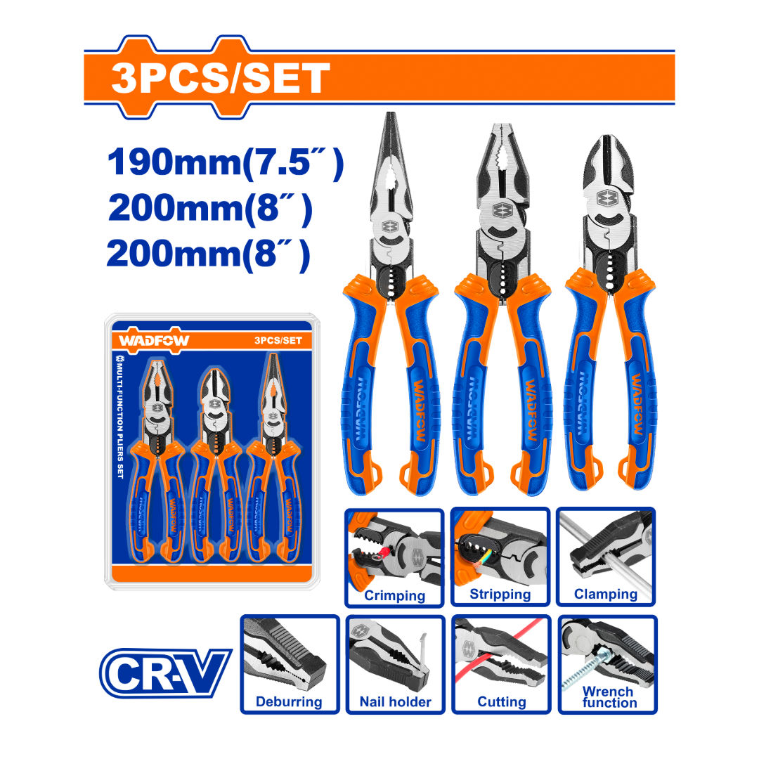 WADFOW Multi-Function Pliers Set