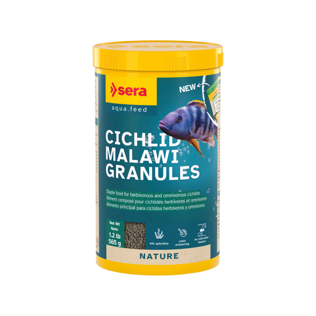 Sera Cichlid Malawi Granules Feed for All Cichlids, 1000ml