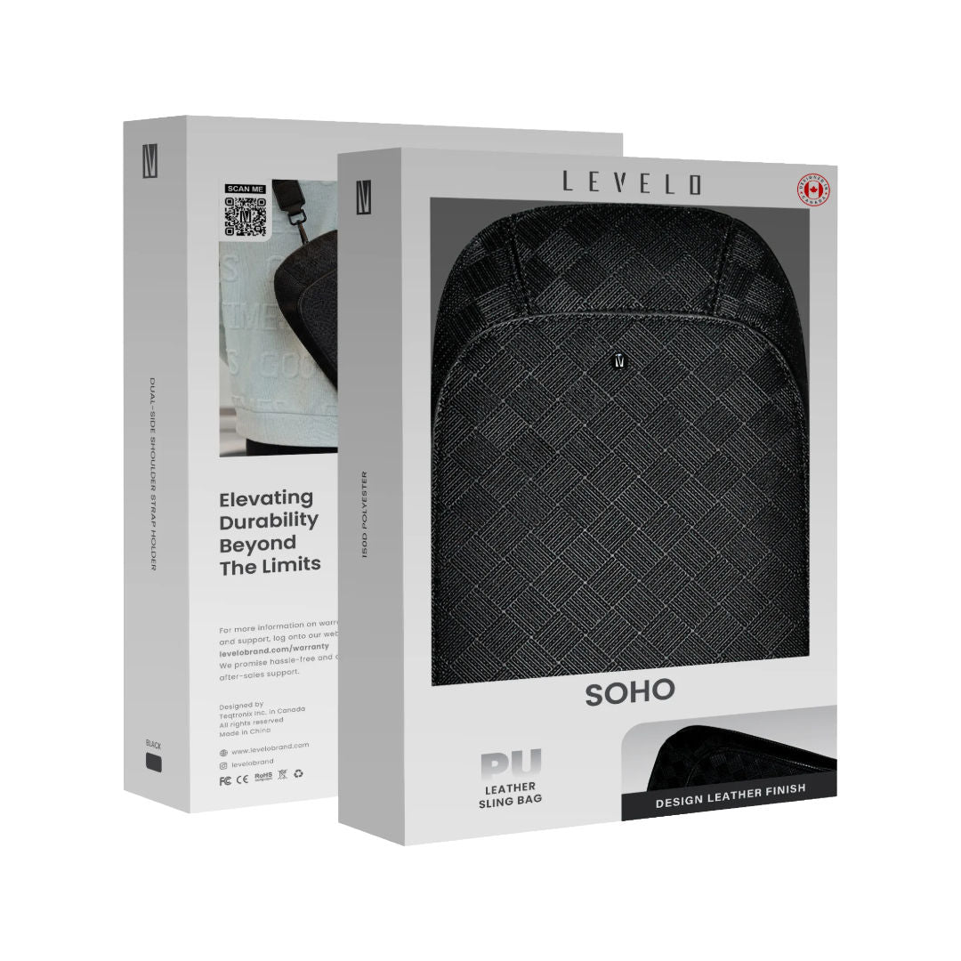 Levelo Soho Leather Sling Bag