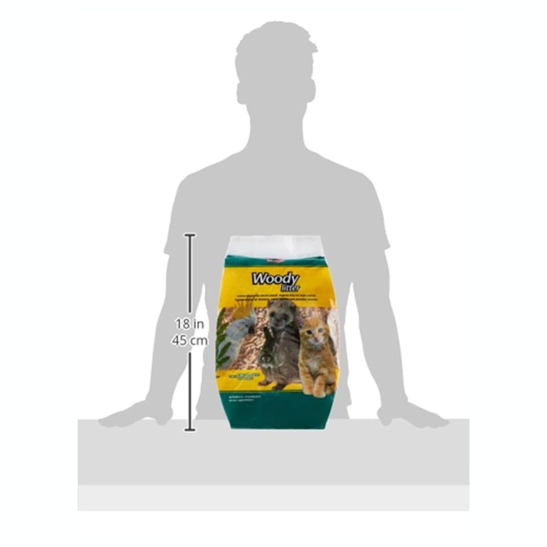 Padovan Woody Litter Hygienic Litter for Small Animals in Pellets, 10 Litres