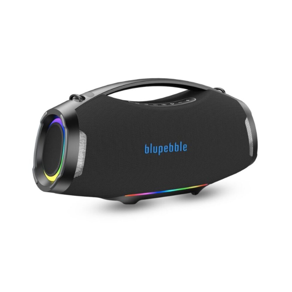 Blupebble ThunderBlast Portable Speaker 500W Bluetooth 5.0 with LED Lights, Black