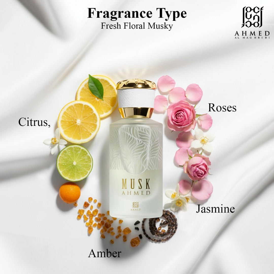 Ahmed Al Maghribi Musk Ahmed Perfume, 50ml