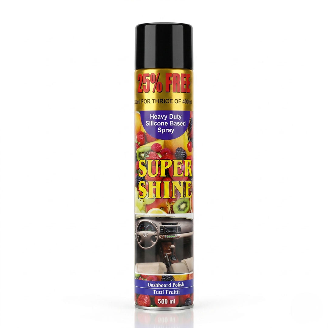Super Shine Heavy Duty Dashboard Polish, 500 ml